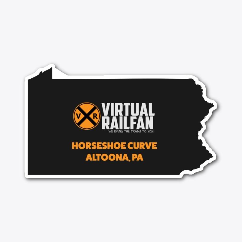 Horseshoe Curve Sticker and T-Shirts