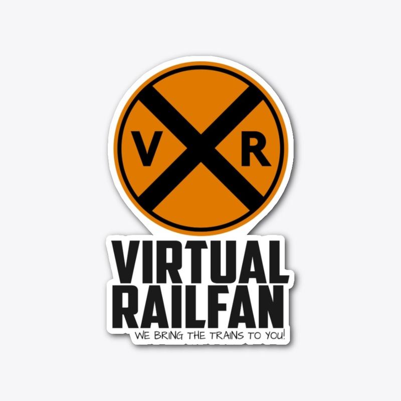 Virtual Railfan Logo Sticker